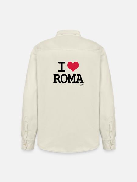 i love roma by wam - Relaxed Fit Unisex Organic Shirt by Stanley/Stella - soft Ecru