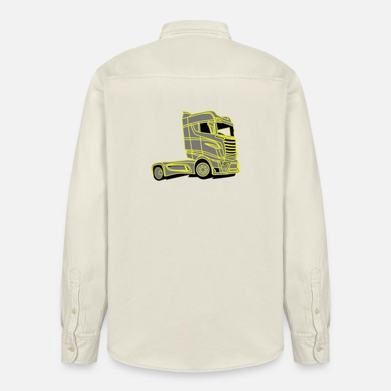 Camion V8 Super R1000 Vabis - Chemise unisexe coupe décontractée bio Stanley/Stella - écru doux