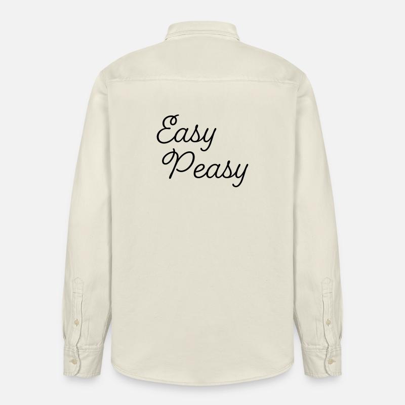 Easy Peasy - Stanley/Stella Unisex Work Shirt - soft Ecru