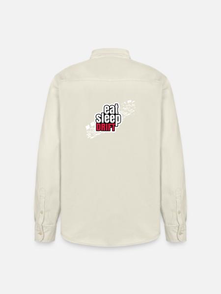 Eat Sleep Drift - Relaxed Fit Unisex Organic Shirt by Stanley/Stella - soft Ecru