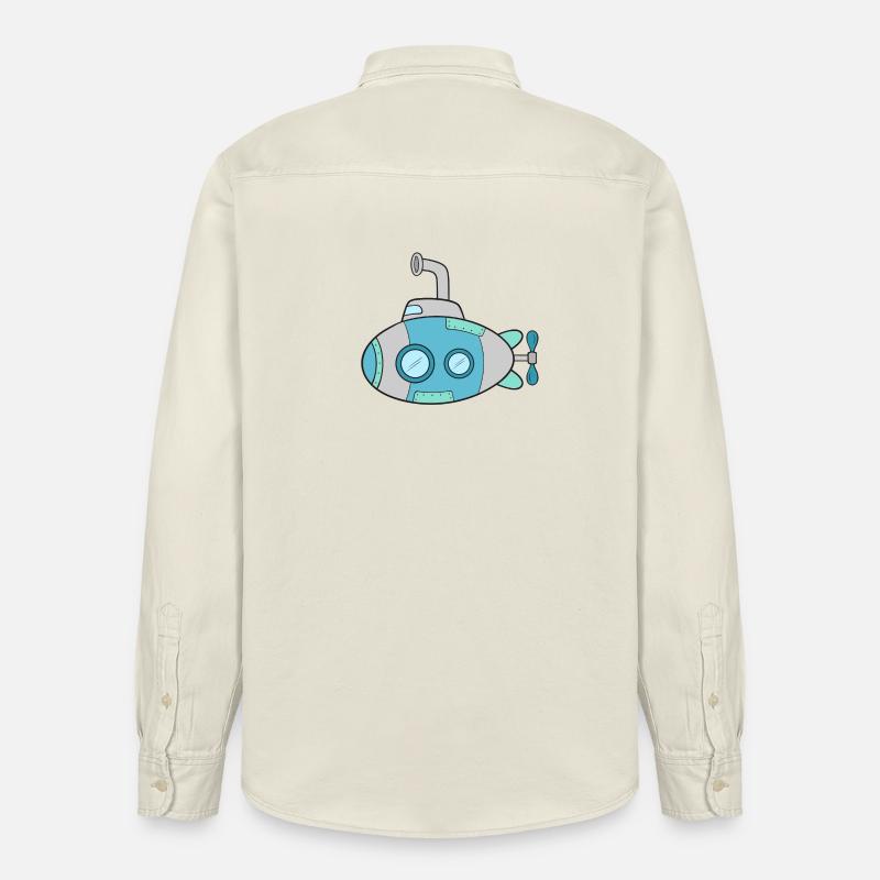 U-Boot - Relaxed Fit Unisex Organic Hemd von Stanley/Stella - Natur