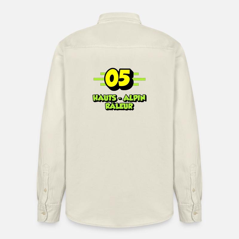 Hochalpiner Nörgler - Relaxed Fit Unisex Organic Hemd von Stanley/Stella - Natur