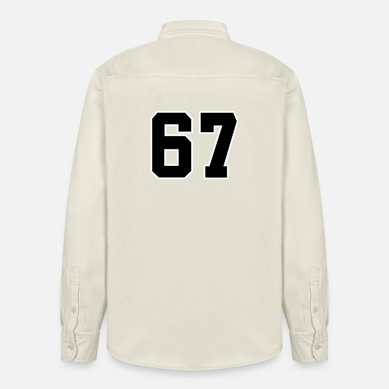 67 Minimalistisches Trenddesign - Relaxed Fit Unisex Organic Hemd von Stanley/Stella - Natur