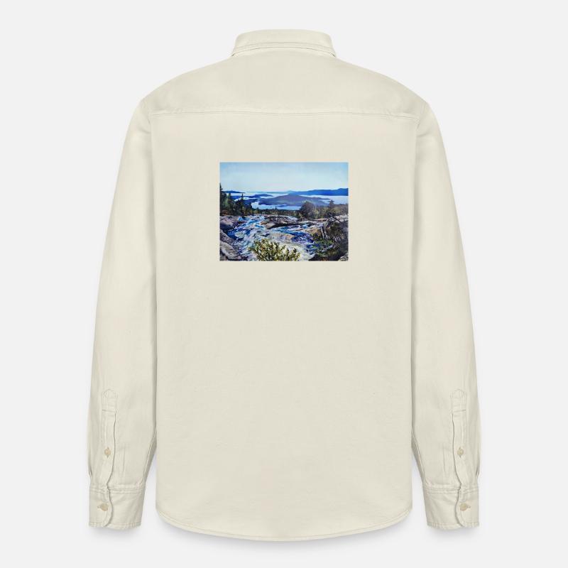 Bremstølen - Relaxed Fit Unisex Organic Hemd von Stanley/Stella - Natur