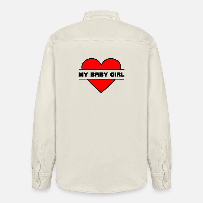 Liebe dein Herz 037 - Relaxed Fit Unisex Organic Hemd von Stanley/Stella - Natur