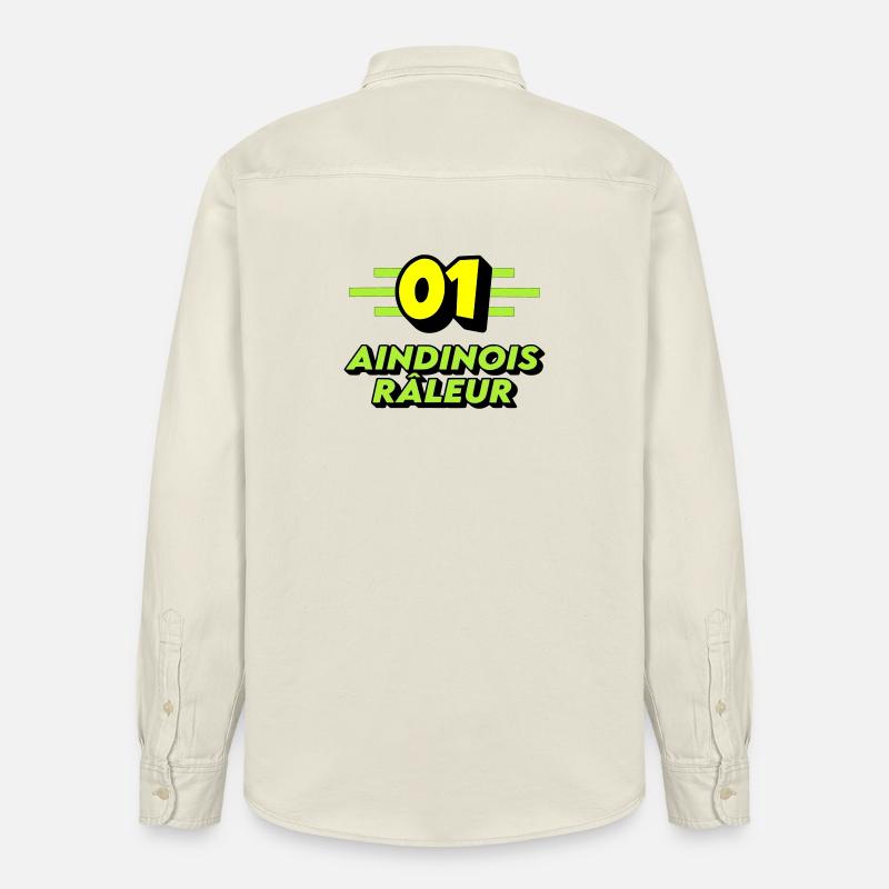 Klagender Aindinois - Relaxed Fit Unisex Organic Hemd von Stanley/Stella - Natur