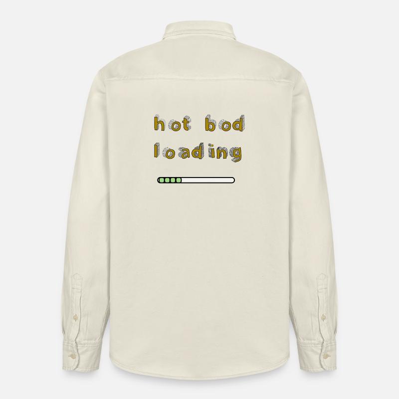 Hot Bod Loading - Relaxed Fit Unisex Organic Hemd von Stanley/Stella - Natur