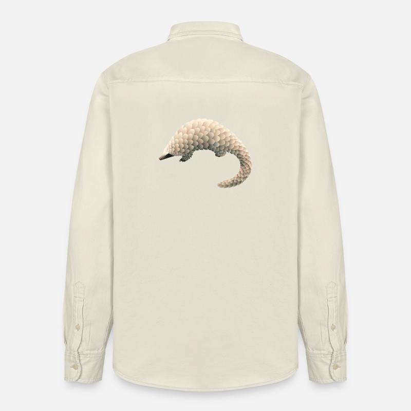Pangolin - Chemise unisexe coupe décontractée bio Stanley/Stella - écru doux