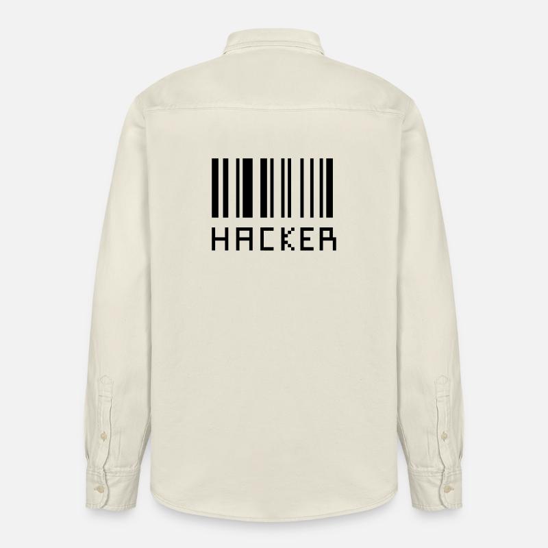 Hacker - Relaxed Fit Unisex Organic Hemd von Stanley/Stella - Natur