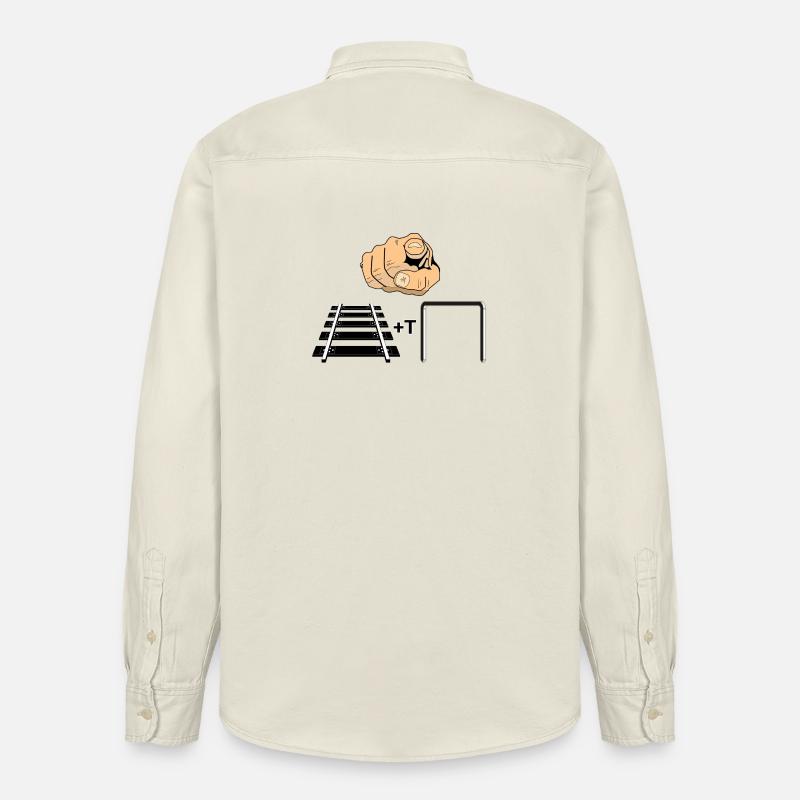 Tu ne stimules pas - Chemise unisexe coupe décontractée bio Stanley/Stella - écru doux