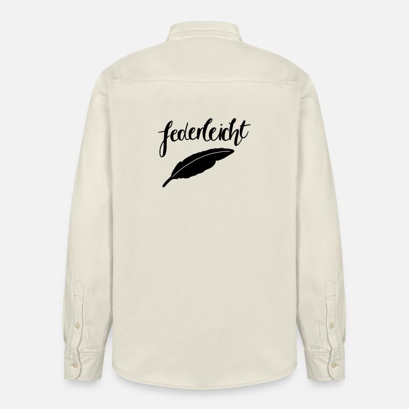 federleicht - Relaxed Fit Unisex Organic Hemd von Stanley/Stella - Natur