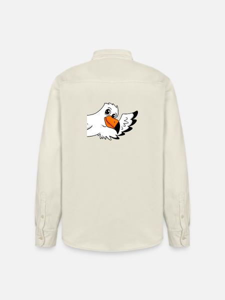 Salutation de mouette - Chemise unisexe coupe décontractée bio Stanley/Stella - écru doux