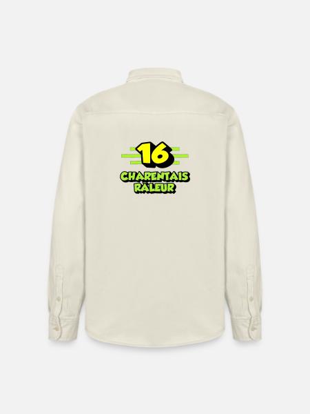 Complaining Charentais - Relaxed Fit Unisex Organic Shirt by Stanley/Stella - soft Ecru