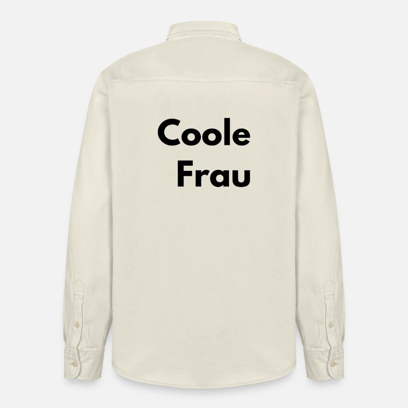 So sieht ein coole Frau aus - Relaxed Fit Unisex Organic Hemd von Stanley/Stella - Natur