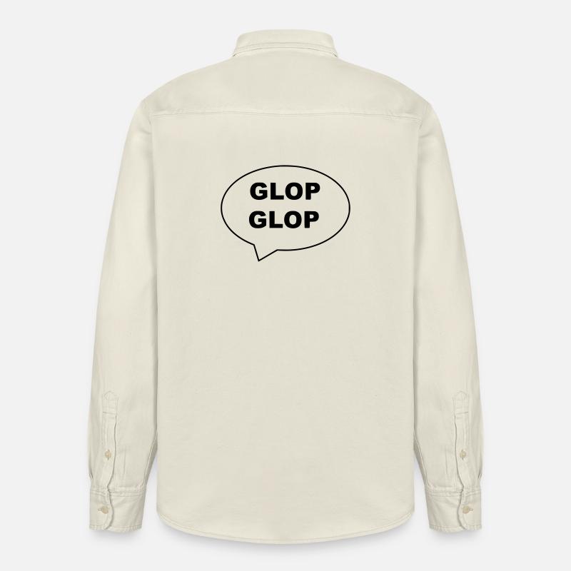 Glop - Relaxed Fit Unisex Organic Hemd von Stanley/Stella - Natur