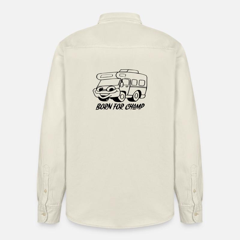 Born for Champions - Relaxed Fit Unisex Organic Hemd von Stanley/Stella - Natur