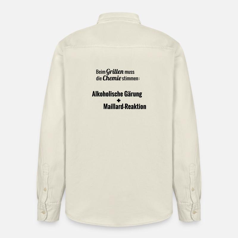 Réaction de Maillard - Chemise unisexe coupe décontractée bio Stanley/Stella - écru doux