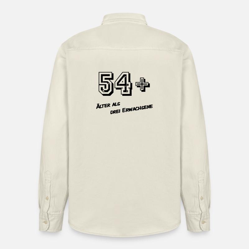 54 - Chemise unisexe coupe décontractée bio Stanley/Stella - écru doux