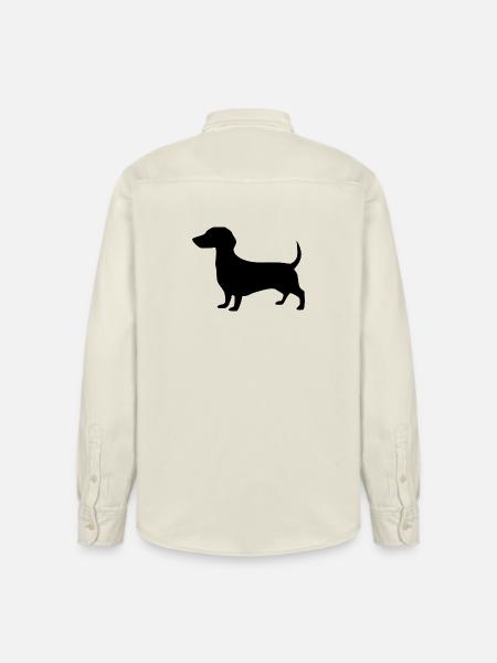 Dachshund Dog Gift Dachshund Lover - Relaxed Fit Unisex Organic Shirt by Stanley/Stella - soft Ecru