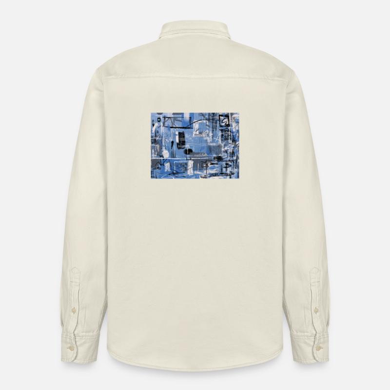 Urban Notation 2 - Chemise unisexe coupe décontractée bio Stanley/Stella - écru doux