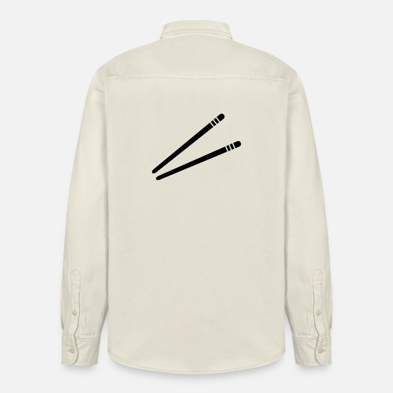 Baguette - Chemise unisexe coupe décontractée bio Stanley/Stella - écru doux