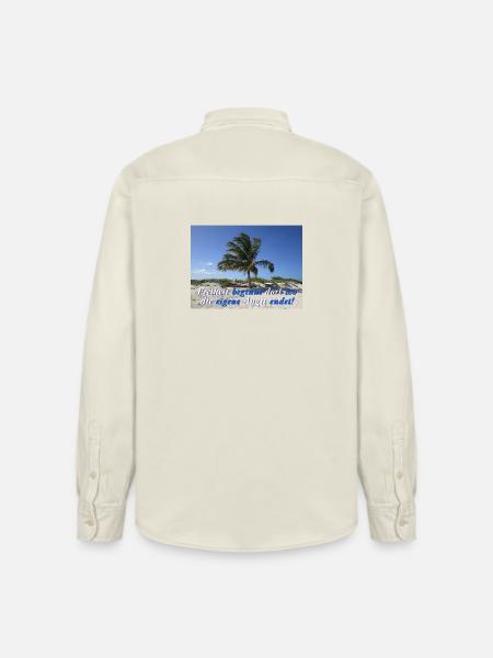 Freiheit - Relaxed Fit Unisex Organic Hemd von Stanley/Stella - Natur