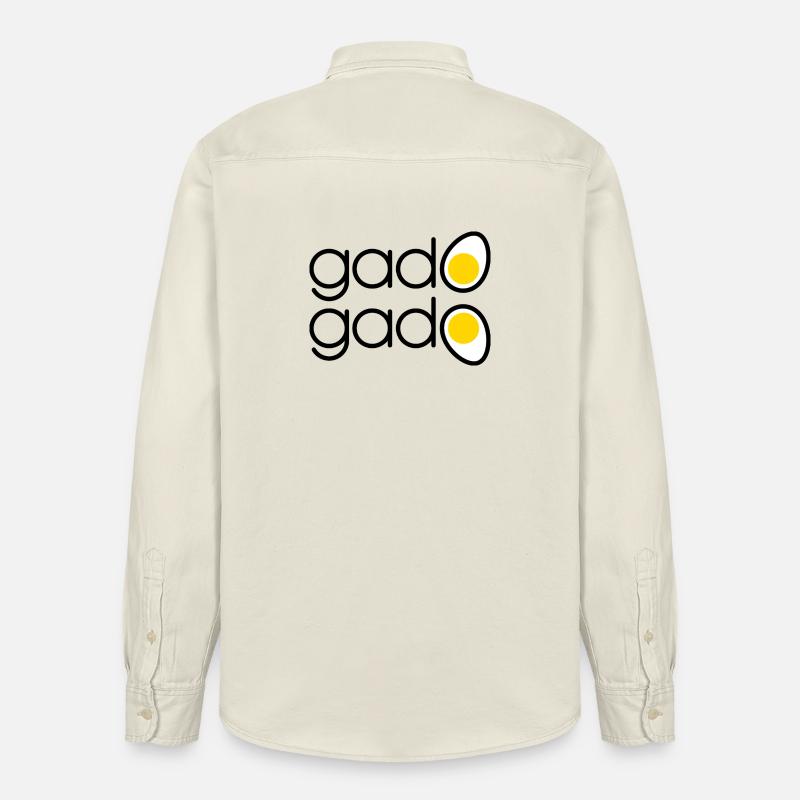 Indonesischer Gado Gado - Relaxed Fit Unisex Organic Hemd von Stanley/Stella - Natur