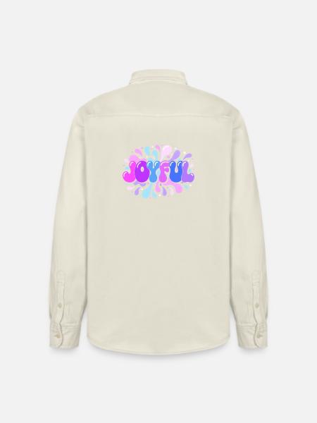 Bright joy in splash pop - Relaxed Fit Unisex Organic Shirt by Stanley/Stella - soft Ecru
