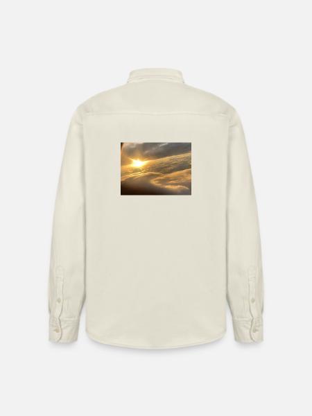 Sunlight over a sea of clouds - Relaxed Fit Unisex Organic Shirt by Stanley/Stella - soft Ecru