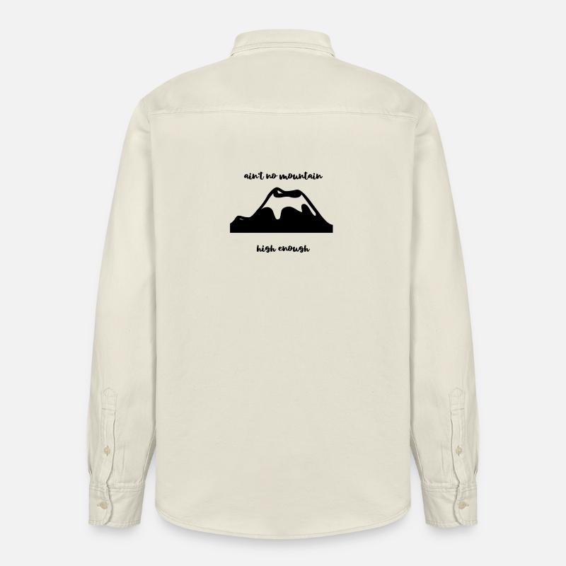 Montagne - Chemise unisexe coupe décontractée bio Stanley/Stella - écru doux
