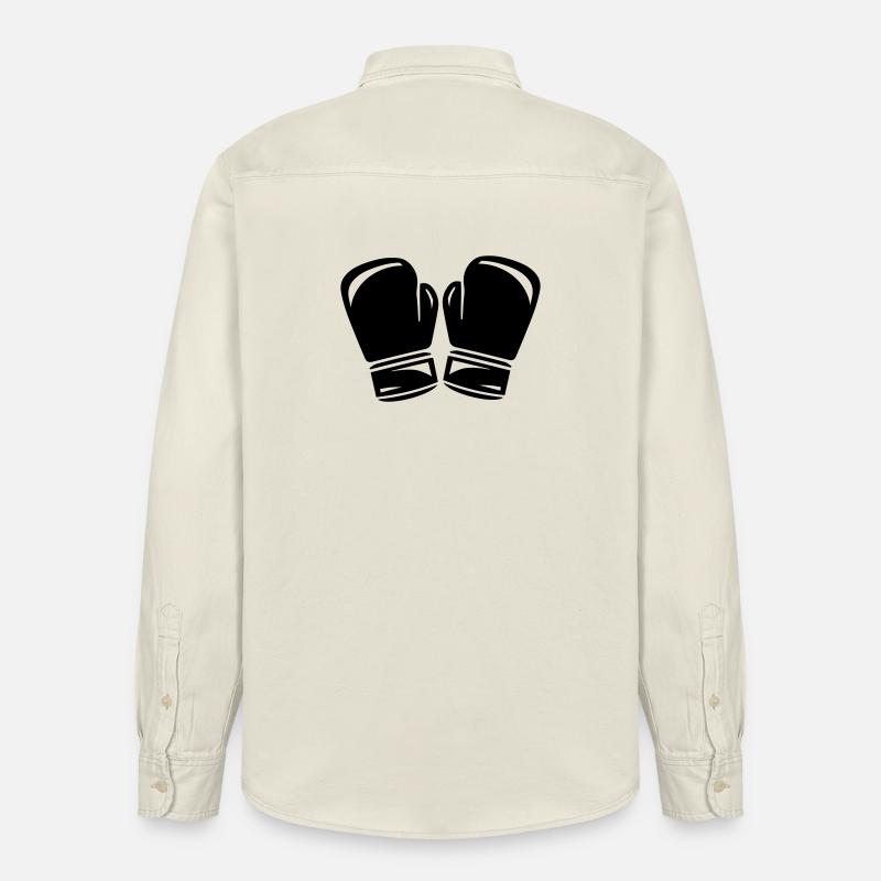 boxe - Chemise unisexe coupe décontractée bio Stanley/Stella - écru doux