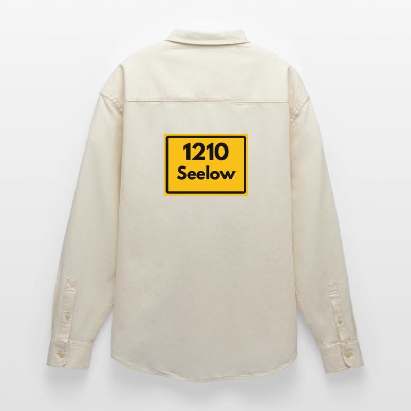 OLD POSTCODE POSTCODE RETRO 1210 SEELOW HEIMAT Relaxed Fit Unisex Organic Shirt by Stanley/Stella