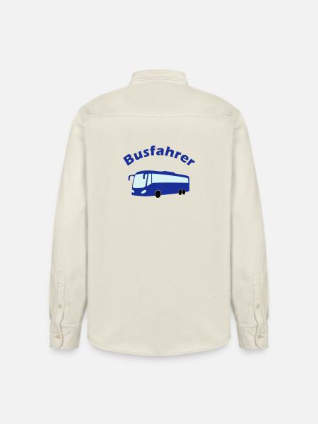 Busfahrer Design - Relaxed Fit Unisex Organic Hemd von Stanley/Stella - Natur