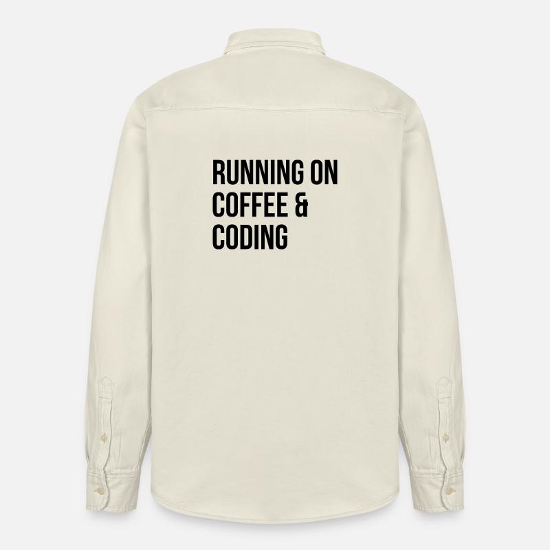 Codierung - Relaxed Fit Unisex Organic Hemd von Stanley/Stella - Natur