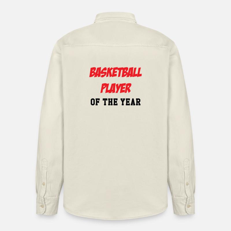 joueur de Basket de l'Année - Chemise unisexe coupe décontractée bio Stanley/Stella - écru doux