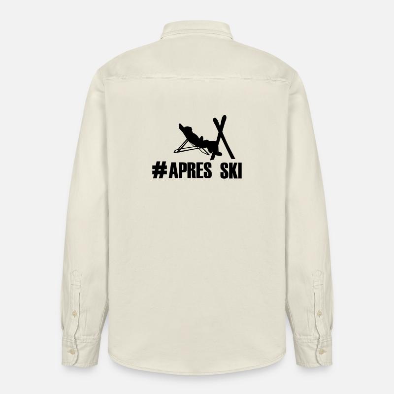 Ski Pause - Relaxed Fit Unisex Organic Hemd von Stanley/Stella - Natur