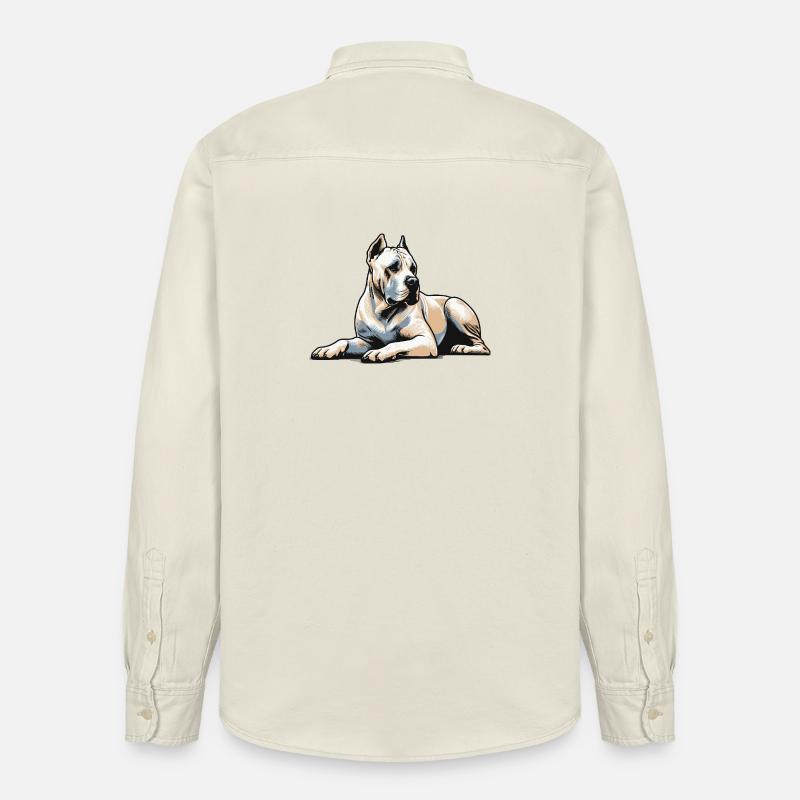 Dogue Argentin - Chemise unisexe coupe décontractée bio Stanley/Stella - écru doux