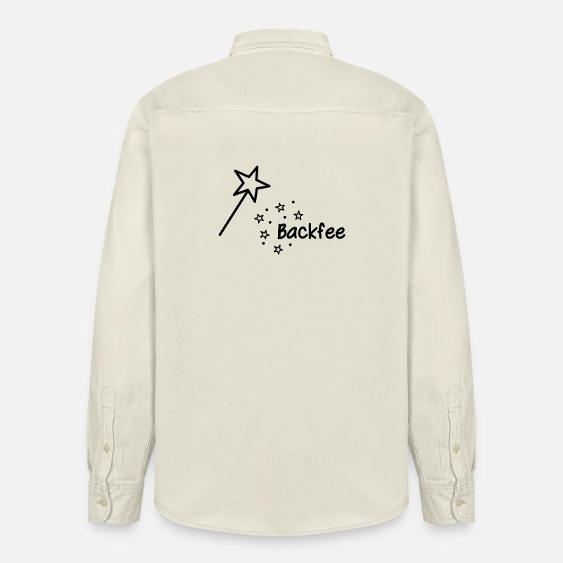 Backfee - Chemise unisexe coupe décontractée bio Stanley/Stella - écru doux