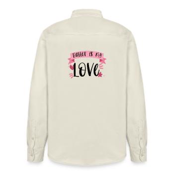 Ballet Ballerine Ballet Ballet Dancer Love Gift - Chemise unisexe coupe décontractée bio Stanley/Stella - écru doux - Dos - AI Model Male 178 light (178cm)