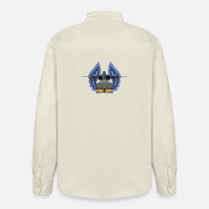 F-15 Eagle - Chemise unisexe coupe décontractée bio Stanley/Stella - écru doux