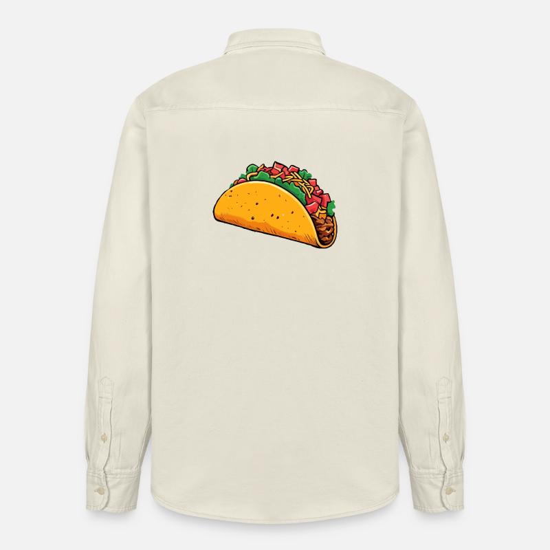 Tacos - Chemise unisexe coupe décontractée bio Stanley/Stella - écru doux