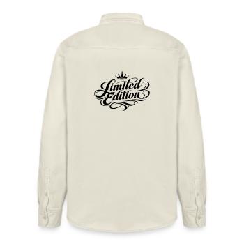 Édition limitée Tattoo - Chemise unisexe coupe décontractée bio Stanley/Stella - écru doux - Dos - AI Model Male 178 light (178cm)