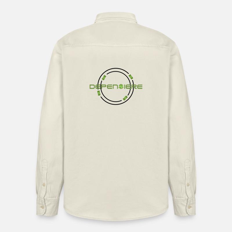 Spender - Relaxed Fit Unisex Organic Hemd von Stanley/Stella - Natur