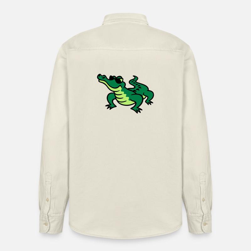 Cool Croc - Relaxed Fit Unisex Organic Hemd von Stanley/Stella - Natur