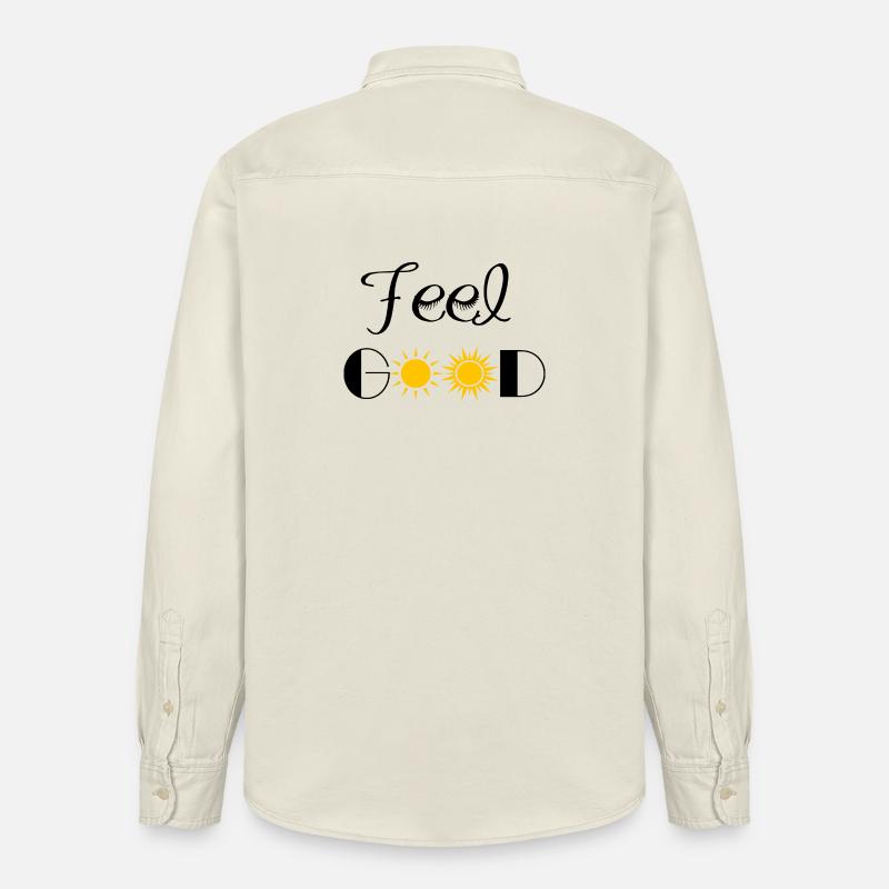 feel good - Chemise unisexe coupe décontractée bio Stanley/Stella - écru doux
