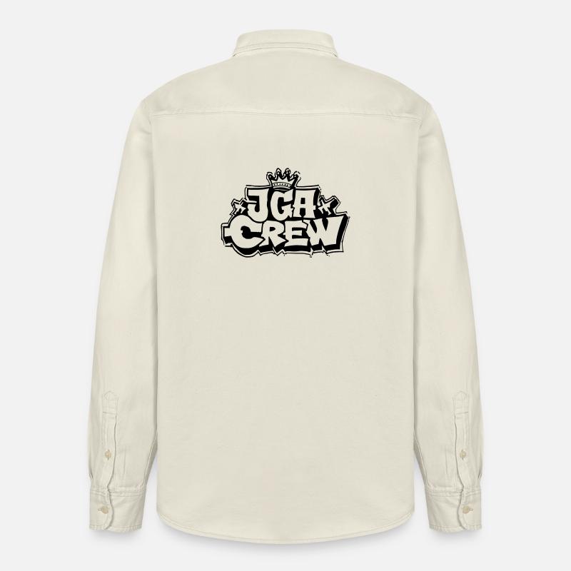 Junggesellenabschied Jga Crew - Relaxed Fit Unisex Organic Hemd von Stanley/Stella - Natur