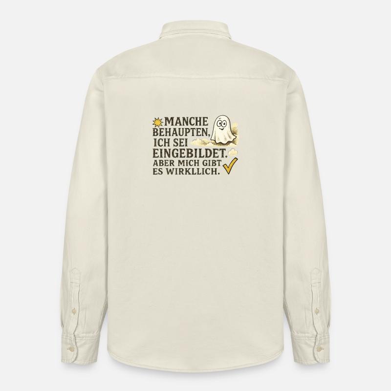 Manche behaupten, ich sei eingebildet - Relaxed Fit Unisex Organic Hemd von Stanley/Stella - Natur