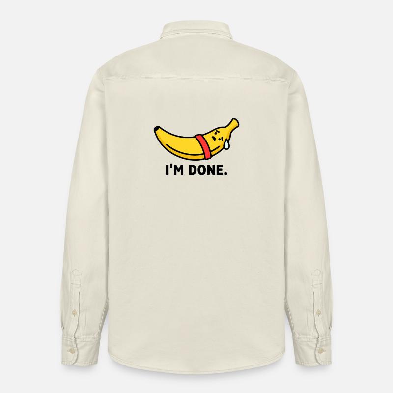 Das Workout Burnout Banana - Relaxed Fit Unisex Organic Hemd von Stanley/Stella - Natur