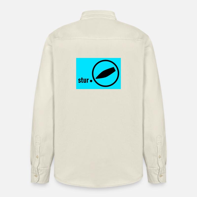 auf stur geschaltet - Relaxed Fit Unisex Organic Hemd von Stanley/Stella - Natur