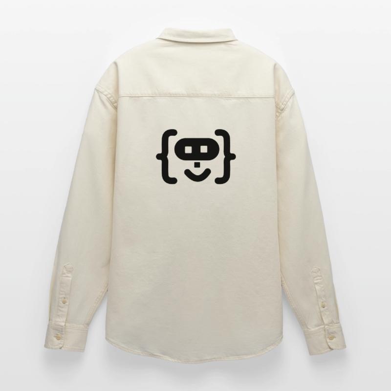 Hacker-Programmierer-Code-Logo Relaxed Fit Unisex Organic Hemd von Stanley/Stella